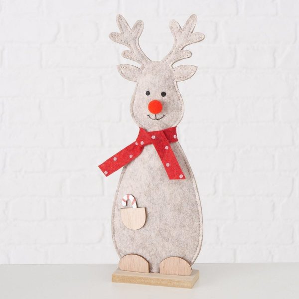 ΤΑΡΑΝΔΟΣ ΦΙΓΟΥΡΑ Tilmo ΕΚΡΟΥ ΚΟΚΚΙΝΟ 11x4x30cm MDF Polyester ΤΣΟΧΑ