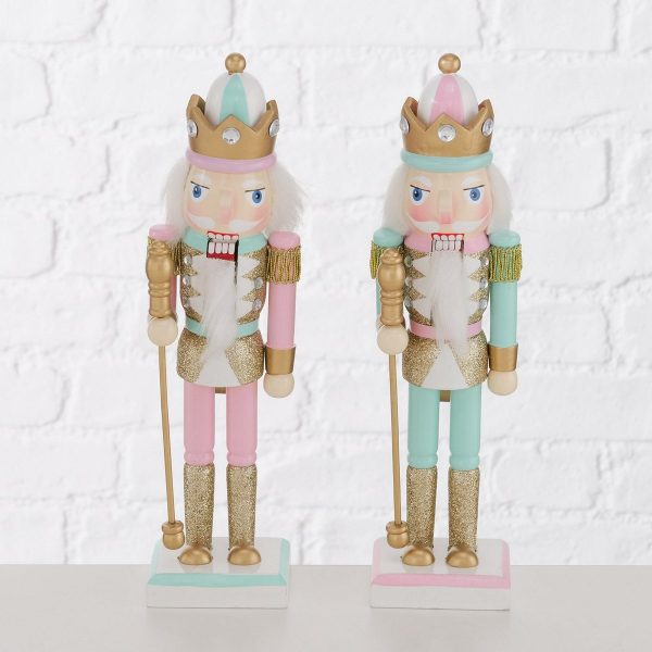 ΚΑΡΥΟΘΡΑΥΣΤΗΣ 2/ass Toralf 10x8x25cm ΡΟΖ/ΠΡΑΣΙΝΟ/ΧΡΥΣΟ ΞΥΛΟ