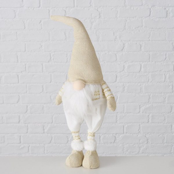 ΞΩΤΙΚΟ ΦΙΓΟΥΡΑ Glenn  ΛΕΥΚΟ ΜΠΕΖ ΥΦΑΣΜΑ Polyester 22x16x58 cm