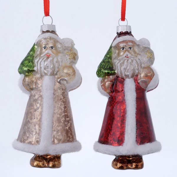 ΣΤΟΛΙΔΙ 2/ass ΑΙ ΒΑΣΙΛΗΣ ΧΡΥΣΟ ΚΟΚΚΙΝΟ Felicity  H13cm D6cm Glitter Mat ΓΥΑΛΙ