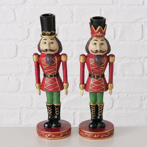 ΚΗΡΟΠΗΓΙΟ 2/ass ΣΧΕΔΙΟ ΚΑΡΥΟΘΡΑΥΣΤΗΣ Cracky ΜΑΥΡΟ ΚΟΚΚΙΝΟ ΠΡΑΣΙΝΟ 8Χ8Χ27 cm Polyresin