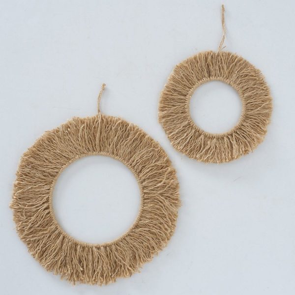 ΣΤΕΦΑΝΙ Jutah Set/2 ΨΑΘΙΝΟ ΦΥΣΙΚΟ H1 D28-40cm