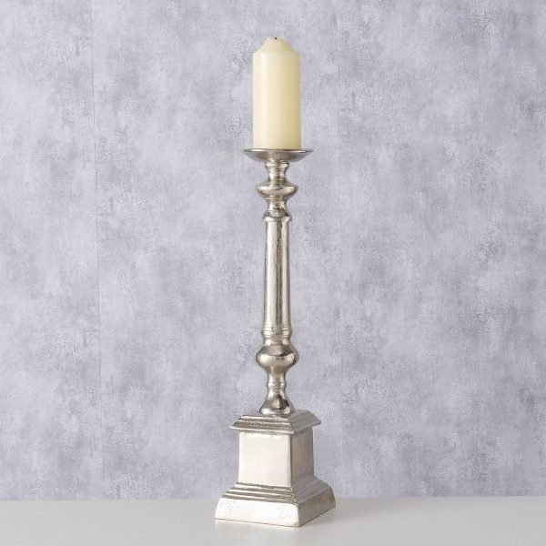 ΚΗΡΟΠΗΓΙΟ Hester H53 cm L13cm ΑΣΗΜΙ ΑΛΟΥΜΙΝΙΟ