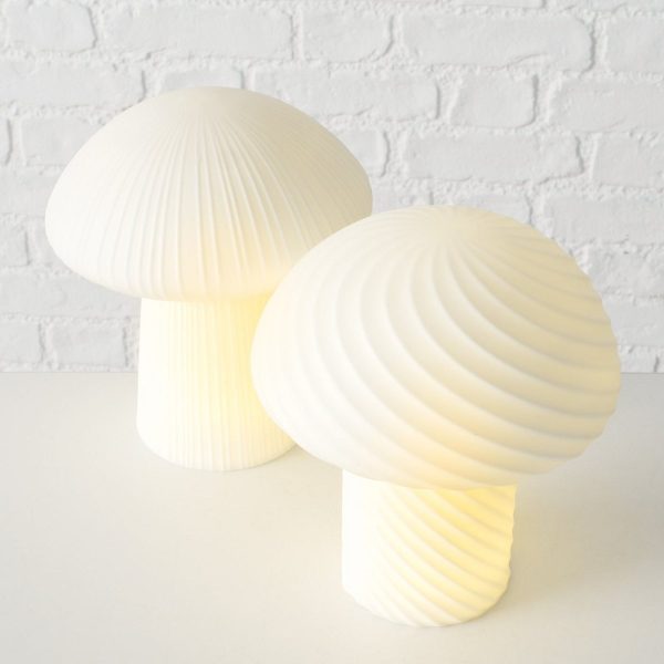 ΜΑΝΙΤΑΡΙ 2/ass LED ΛΕΥΚΟ Rayno H20cm D17cm Polyresin