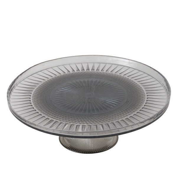 ΤΟΥΡΤΙΕΡΑ Hitam ΓΥΑΛΙ ΓΚΡΙ Η11cm D28cm