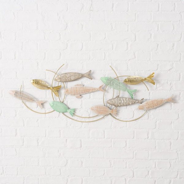 ΕΠΙΤΟΙΧΙΟ ΔΙΑΚΟΣΜΗΤΙΚΟ ΨΑΡΙΑ Samoa ΜΕΤΑΛΛΙΚΟ 125Χ43Χ2cm