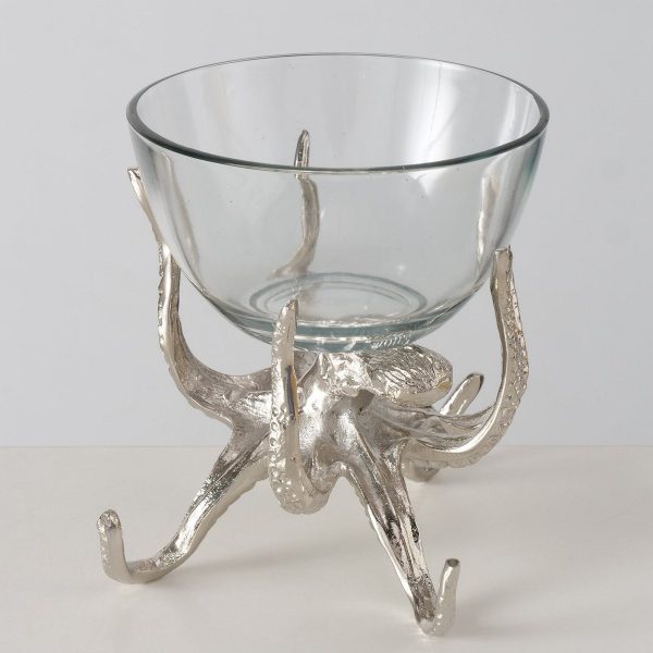 ΜΠΟΛ ΣΧΕΔΙΟ ΧΤΑΠΟΔΙ Octo ΓΥΑΛΙ ΔΙΑΦΑΝΕΣ ΜΕΤΑΛΛΟ ΑΣΗΜΙ Dishwasher proof H15cm