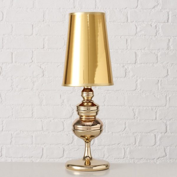 ΛΑΜΠΑ ΕΠΙΤΡΑΠΕΖΙΑ Georgia H53cm D18cm ΧΡΥΣΟ ΜΕΤΑΛΛΟ