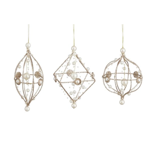 ΣΤΟΛΙΔΙ 3/ass ΔΙΑΜΑΝΤΙ/ΜΠΑΛΑ/ΡΟΜΒΟΣ ΜΕΤΑΛΛΙΚΟ ΣΑΜΠΑΝΙ 9Χ9Χ12,5cm