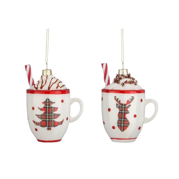 ΣΤΟΛΙΔΙ 2/ass  ΚΟΥΠΑ ΜΕ ΓΛΥΚΟ ΛΕΥΚΟ / ΚΟΚΚΙΝΟ 7,5X6,5X11 cm ΓΥΑΛΙ