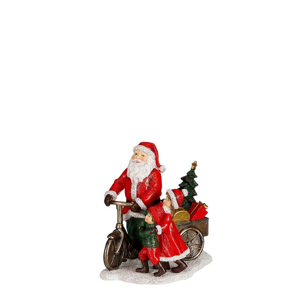 ΑΙ ΒΑΣΙΛΗΣ ΜΕ ΠΟΔΗΛΑΤΟ ΦΙΓΟΥΡΑ - L15 w11 h15cm polyresin