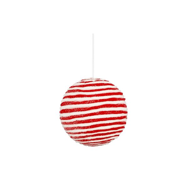 ΣΤΟΛΙΔΙ ΜΠΑΛΑ ΡΙΓΕ ΚΟΚΚΙΝΟ ΛΕΥΚΟ d15cm polyester