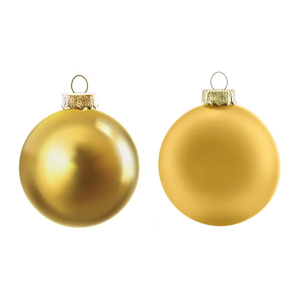 ΚΟΥΤΙ ΜΠΑΛΑ 36τμχ ΧΡΥΣΟ VETRO 6cm ΓΥΑΛΙ