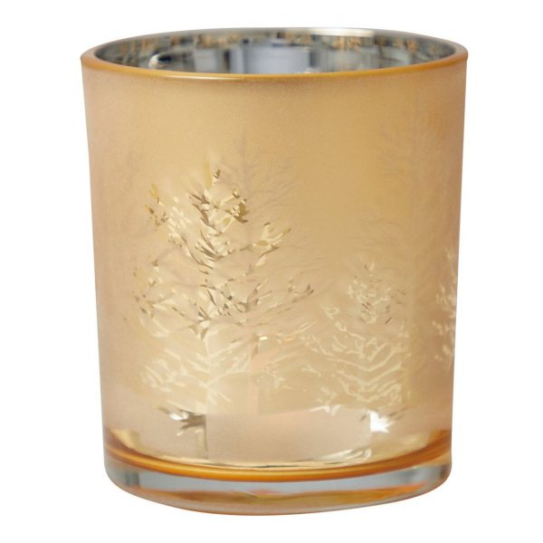 ΚΗΡΟΠΗΓΙΟ ΧΡΥΣΟ ΣΧΕΔΙΟ ΔΕΝΤΡΟ D9 cm ΓΥΑΛΙ