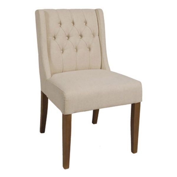 ΚΑΡΕΚΛΑ 51X63X85 CM BRADFORD ΥΦΑΣΜΑ NATURAL ΠΟΔΙΑ CIRE ANGLAISE