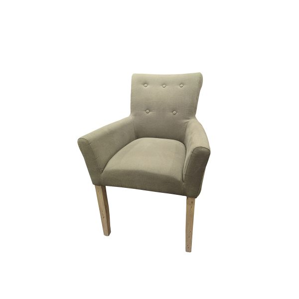 ΠΟΛΥΘΡΟΝΑ 65X74X92 CM ΠΛΑΤΗ ME ΚΟΥΜΠΙΑ LINEN SHITAKE ΠΟΔΙΑ VIEUX BOIS