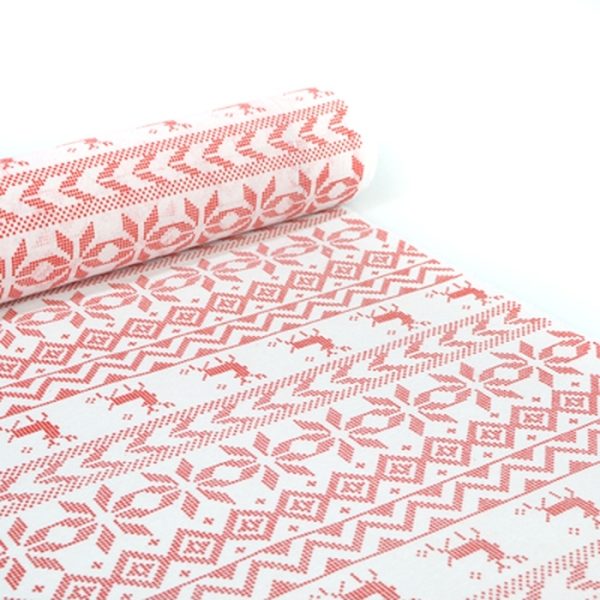 ΥΦΑΣΜΑ 50CMX5M ΛΟΝΕΤΑ PIXEL DEER - ΚΟΚΚΙΝΟ/ΛΕΥΚΟ