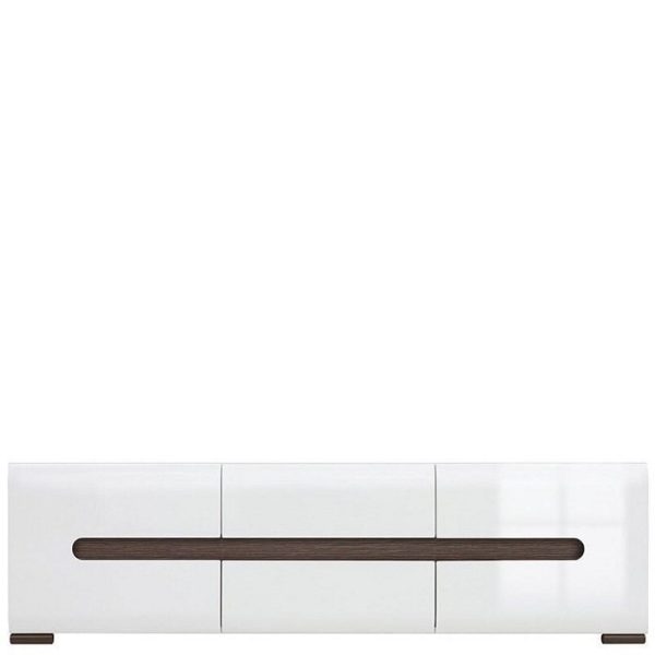 ΕΠΙΠΛΟ TV 150/43/47cm NEW YORK 001  ΛΕΥΚΟ ΓΥΑΛΙΣΤΕΡΟ / WENGE MAGIC ΜΕΛΑΜΙΝΗ (ΠΕΡΙΛΑΜΒΑΝΕΤΑΙ ΟΔΗΓΟΣ ΣΥΝΑΡΜΟΛΟΓΗΣΗΣ)