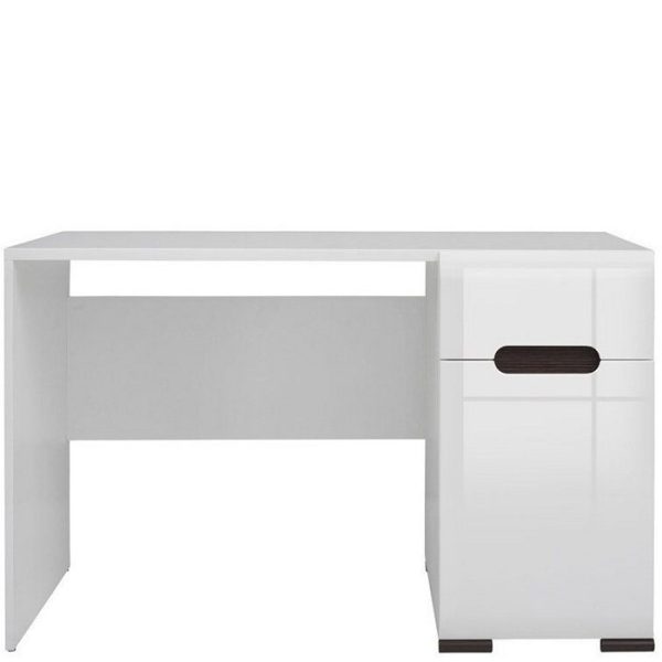 ΓΡΑΦΕΙΟ ΜΕ ΝΤΟΥΛΑΠΙ 120/75/65cm NEW YORK 008 ΛΕΥΚΟ ΓΥΑΛΙΣΤΕΡΟ / WENGE MAGIC ΜΕΛΑΜΙΝΗ (ΠΕΡΙΛΑΜΒΑΝΕΤΑΙ ΟΔΗΓΟΣ ΣΥΝΑΡΜΟΛΟΓΗΣΗΣ)