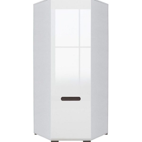 ΝΤΟΥΛΑΠΑ ΓΩΝΙΑΚΗ 84,50/210/ 84,50cm NEW YORK 020 ΛΕΥΚΟ ΓΥΑΛΙΣΤΕΡΟ / WENGE MAGIC ΜΕΛΑΜΙΝΗ (ΠΕΡΙΛΑΜΒΑΝΕΤΑΙ ΟΔΗΓΟΣ ΣΥΝΑΡΜΟΛΟΓΗΣΗΣ)