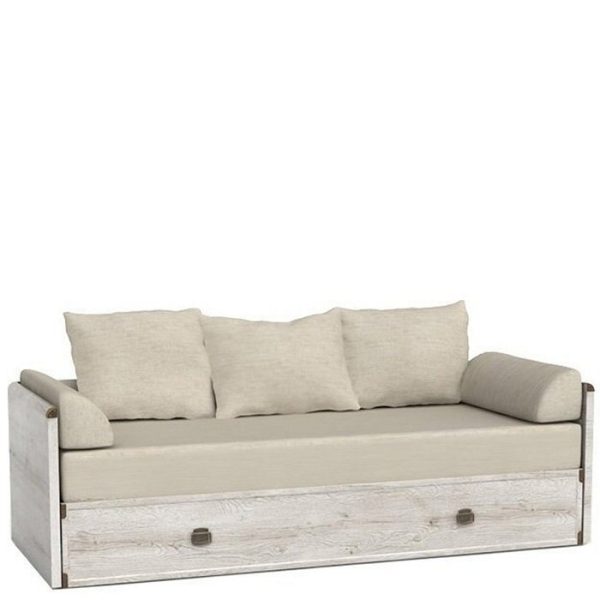 ΚΑΝΑΠΕΣ/ΚΡΕΒΑΤΙ JLOZ 80/160 (ΧΩΡΙΣ ΣΤΡΩΜΑ  ΜΑΞΙΛΑΡΙΑ) 79-154/60/202cm ST.MORITZ 034  arizona pine ΜΕΛΑΜΙΝΗ (ΠΕΡΙΛΑΜΒΑΝΕΤΑΙ ΟΔΗΓΟΣ ΣΥΝΑΡΜΟΛΟΓΗΣΗΣ)