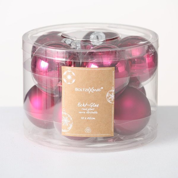 ΜΠΑΛΑ ΧΡΙΣΤΟΥΓ ΦΟΥΞ ΣΥΣΚΕΥΑΣΙΑ 10p D6cm  ΓΥΑΛΙ