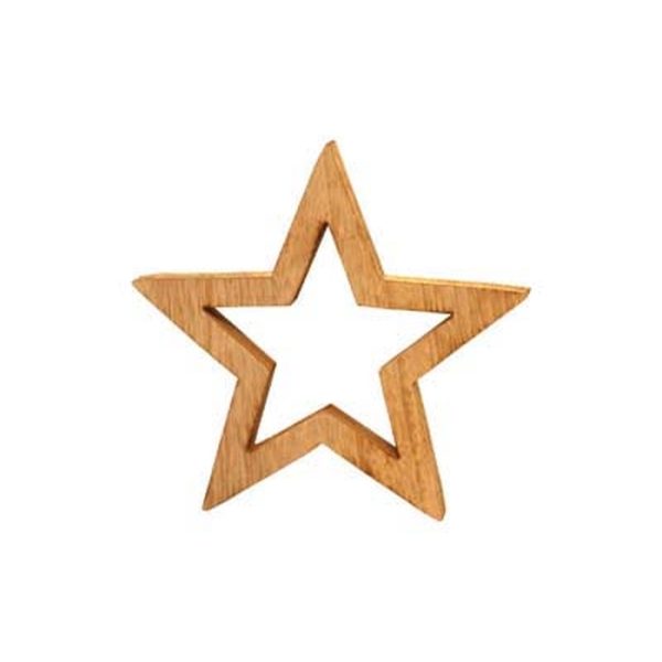 ΑΣΤΕΡΙ ΧΡΥΣΟ ΜΑΤ ΜΕΓΑΛΟ ΞΥΛΙΝΟ 24.5x21.5x2.5