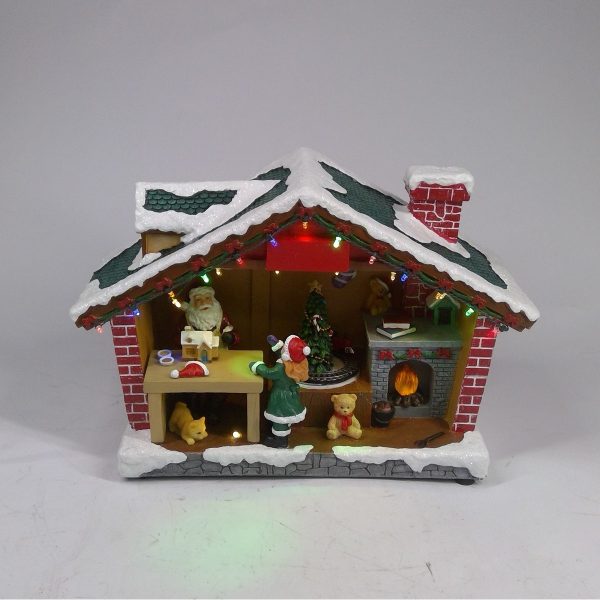 ΣΠΙΤΙ ΑΙ ΒΑΣΙΛΗ ΜΕ ΚΙΝΗΣΗ ΠΟΛΥΧΡΩΜΟ-Adaptor-LED-34,5x17x23 CM