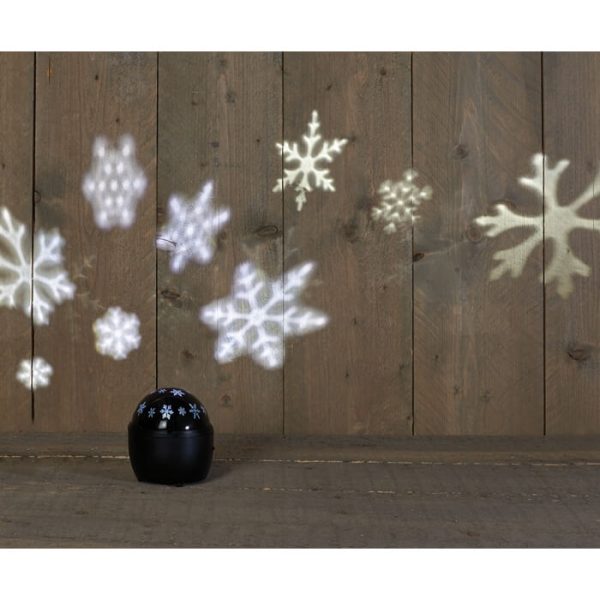 ΠΡΟΤΖΕΚΤΟΡΑΣ LED ΛΕΥΚΗ ΧΙΟΝΟΝΙΦΑΔΑ (11,5X13CM) [3XAA]