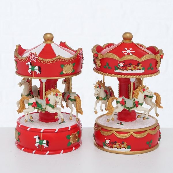 ΚΑΡΟΥΖΕΛ Jolyna, 2/ass Polyresin L11 W11 H18,5 D0cm