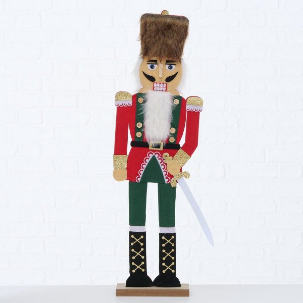 ΚΑΡΥΟΘΡΑΥΣΤΗΣ ΦΙΓΟΥΡΑ Reydar ΚΟΚΚΙΝΟ/ΠΡΑΣΙΝΟ MDF Polyester L20 W6 H77 D0cm