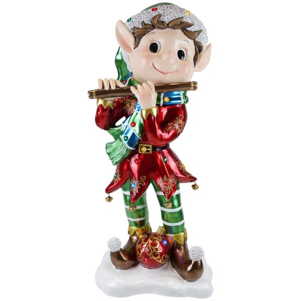 ΞΩΤΙΚΟ ΜΕ ΦΛΟΓΕΡΑ poly Multicolor LED 42,5x33,2x89cm