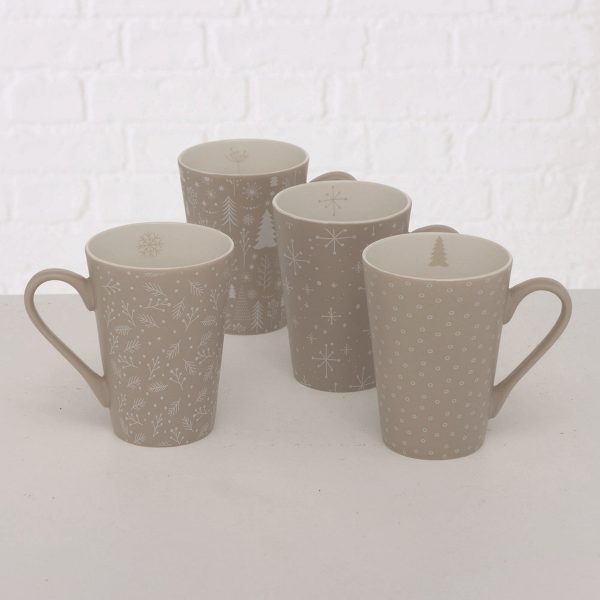 ΚΟΥΠΑ Crafty 4/ass ΧΡΙΣΤΟΥΓ ΜΠΕΖ 300ml, Dishwasher safe, New Bone ΠΟΡΣΕΛΑΝΗ L0 W12 H11 D8cm