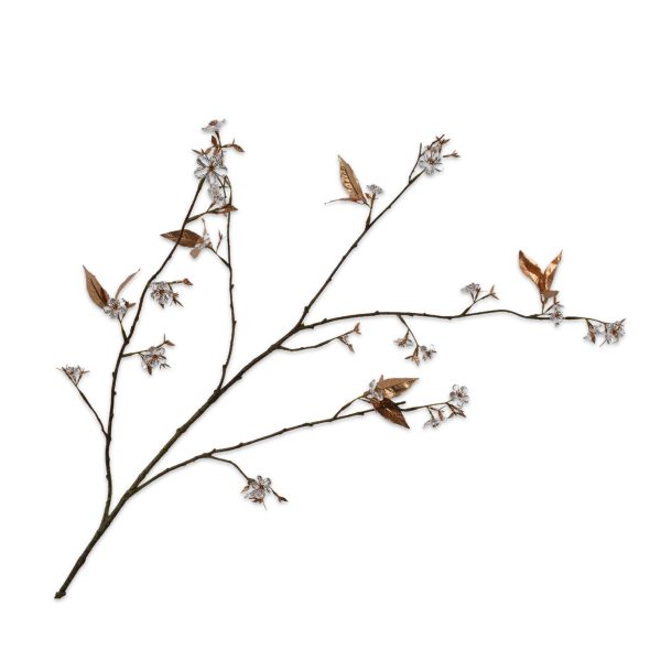 ΚΛΑΔΙ ΑΝΘΙΣΜΕΝΟ ΧΡΥΣΟ/CRΕΑM 120  cm