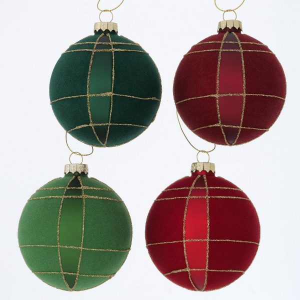 ΜΠΑΛΑ 4/ass ΚΑΡΟ ΚΟΚΚΙΝΟ/ΠΡΑΣΙΝΟ Quentin D8cm ΓΥΑΛΙ