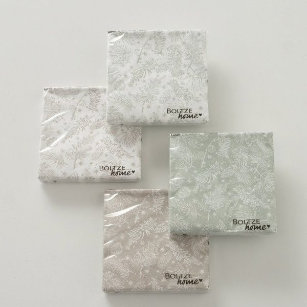 ΧΑΡΤΟΠΕΤΣΕΤΕΣ ΜΕ ΛΑΧΟΥΡ Naturali 20τμχ 4/ass,  ΦΥΣΙΚΟ ΜΠΕΖ ΛΕΥΚΟ ΧΑΡΤΙ