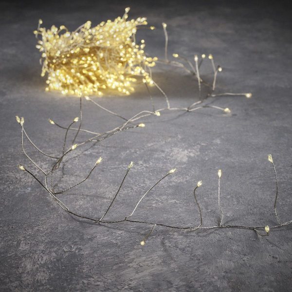 ΦΩΤΑΚΙΑ 400led  ΚΛΑΣΣΙΚΟ ΛΕΥΚΟ Snake light ΚΑΛΩΔΙΟ ΑΣΗΜΙ IP44 8 ΛΕΙΤΟΥΡΓΙΕΣ timer L1000cm