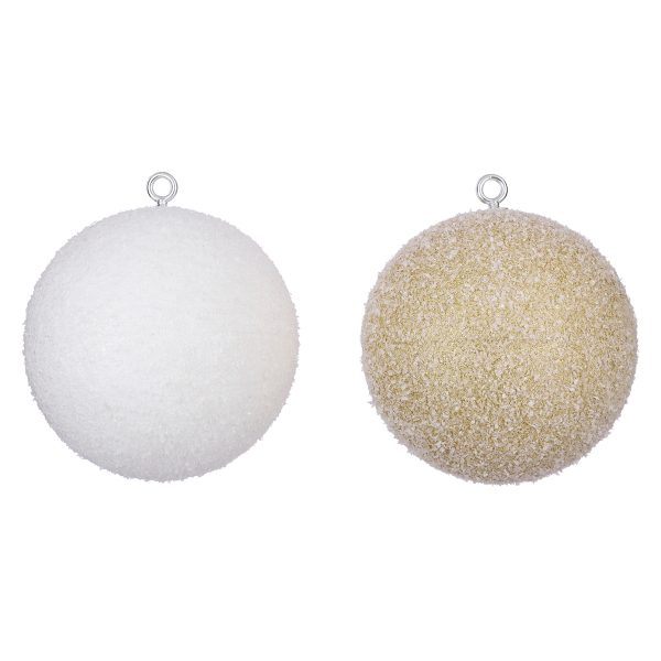 ΜΠΑΛΑ 2/ass ΧΡΥΣΟ/ΛΕΥΚΟ ΣΑΓΡΕ D20cm foam