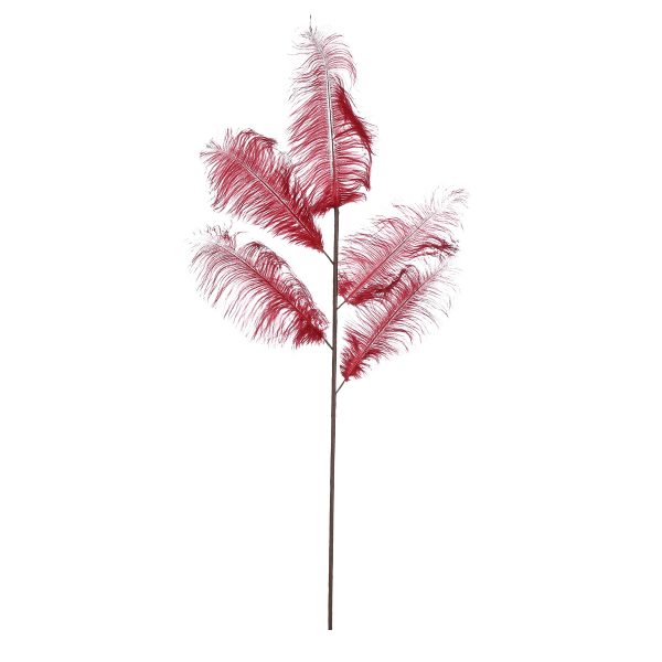 ΚΛΑΔΙ ΠΟΥΠΟΥΛΟ ΣΚ.ΚΟΚΚΙΝΟ - L125 W30cm feather
