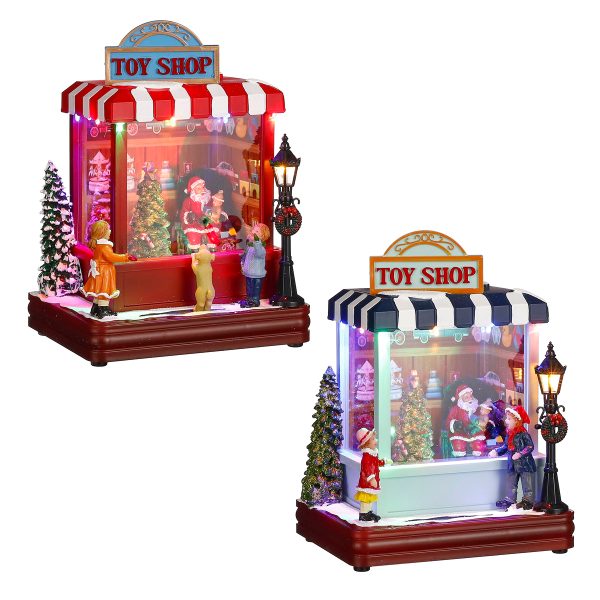 ΚΑΤΑΣΤΗΜΑ ΠΑΙΧΝΙΔΙΩΝ 2/ass LED battery operated - L17xw12,5xh23cm polystyrene