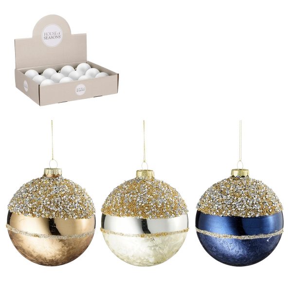 ΜΠΑΛΑ ΜΕ ΣΤΡΑΣ 3/ass ΑΣΗΜΙ/ΣΑΜΠΑΝΙ/ΛΙΛΑ d10cm ΓΥΑΛΙ