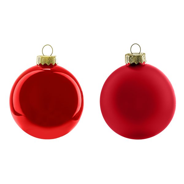 ΜΠΑΛΑ ASS/ 2  ΚΟΚΚΙΝΟ VETRO 15cm ΓΥΑΛΙ