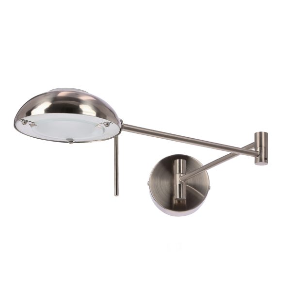 ΑΠΛΙΚΑ ΣΠΑΣΤΟ ΜΠΡΑΤΣΟ 1x28W G9 ΧΡΩΜΙΟ ΜΑΤ