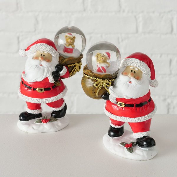 ΑΙ ΒΑΣΙΛΗΣ 2/ass ΜΕ ΧΙΟΝΟΜΠΑΛΑ Silvin ΛΕΥΚΟ/ΚΟΚΚΙΝΟ 11Χ8Χ14 cm Polyresin