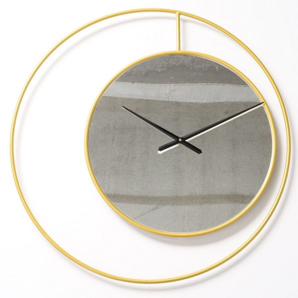 ΡΟΛΟΙ ΤΟΙΧΟΥ Melle, ΑΝΑΛΟΓΙΚΟ  D90cm, ΧΡΥΣΟ ΜΑΤ ΜΕΤΑΛΛΟ