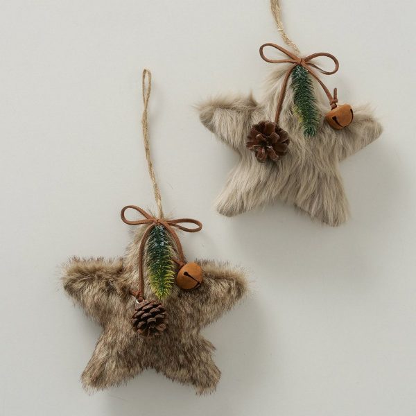 ΣΤΟΛΙΔΙ 2/ass ΑΣΤΕΡΙ ΠΛΕΚΤΟ ΜΕ ΚΟΥΔΟΥΝΙ Vivi L14cm H14cm