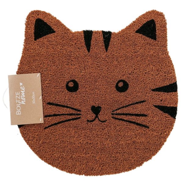 ΠΑΤΑΚΙ ΕΙΣΟΔΟΥ ΓΑΤΑ Feli, 50Χ50Χ1cm, PVC, ΚΟΚΟΦΟΙΝΙΚΑΣ Natural