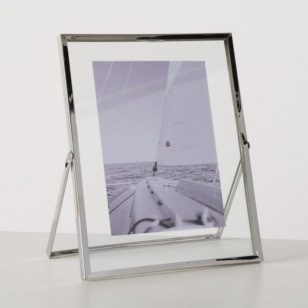 ΚΟΡΝΙΖΑ ΑΣΗΜΙ Casa, Standing, 13x18cm, 20Χ11Χ24cm ΜΕΤΑΛΛΟ