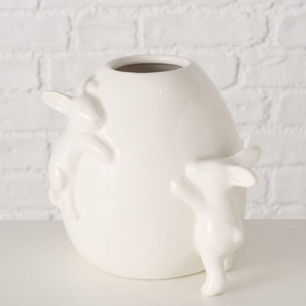 ΒΑΖΟ ΛΑΓΟΣ Fanny, 18Χ15Χ15cm ΚΕΡΑΜΙΚΟ