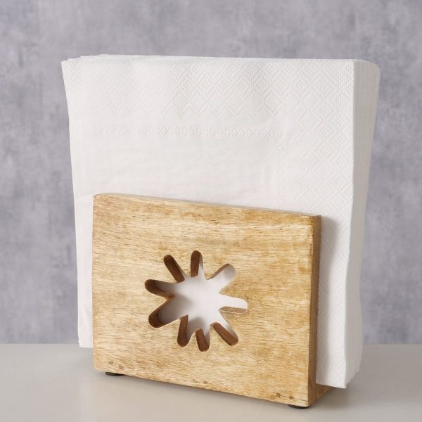 ΧΑΡΤΟΠΕΤΣΕΤΟΘΗΚΗ Flowery ΞΥΛΟ ΦΥΣΙΚΟ Mango 14Χ6Χ11cm